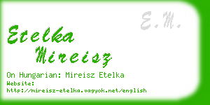 etelka mireisz business card